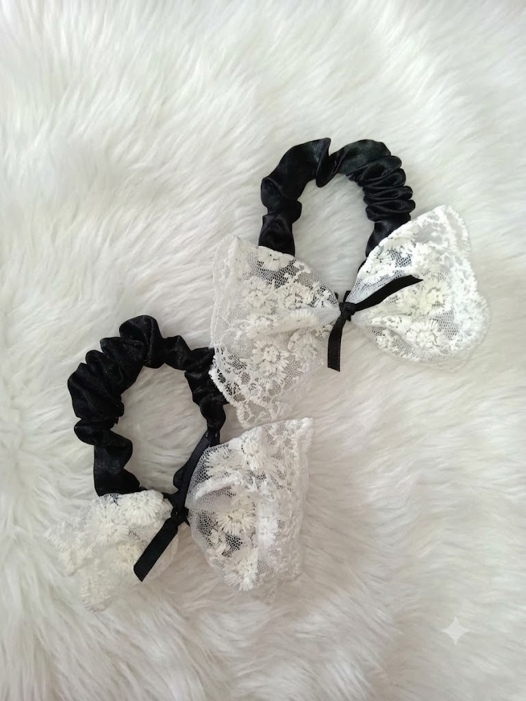 Lace Tie Rubber band